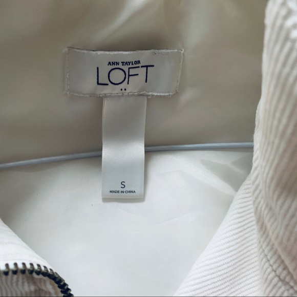 Ann Taylor White Corduroy Vest - Picture 3 of 5